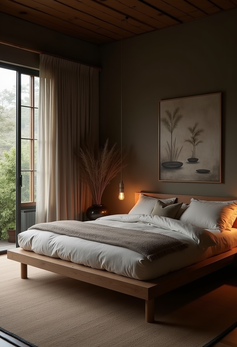 Dark Boho Bedroom Ideas 11