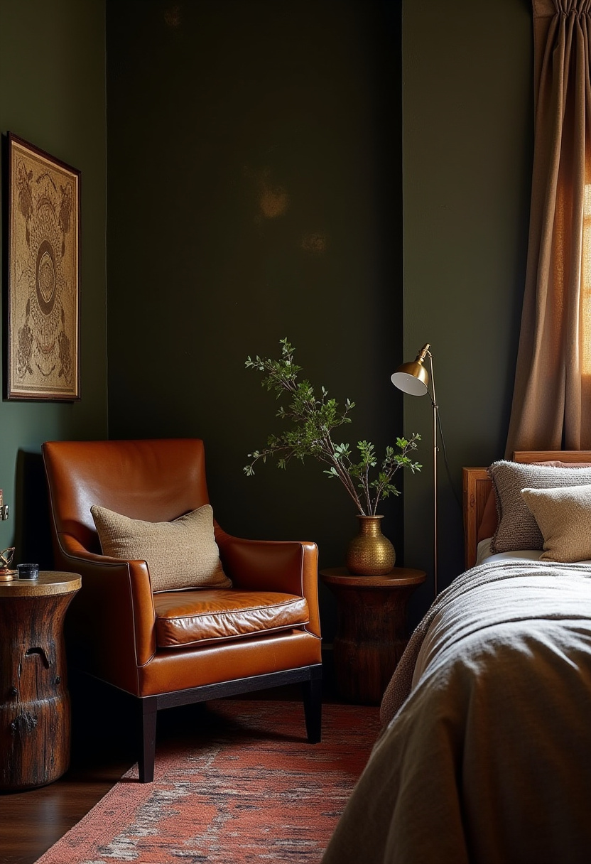 Dark Boho Bedroom Ideas 2