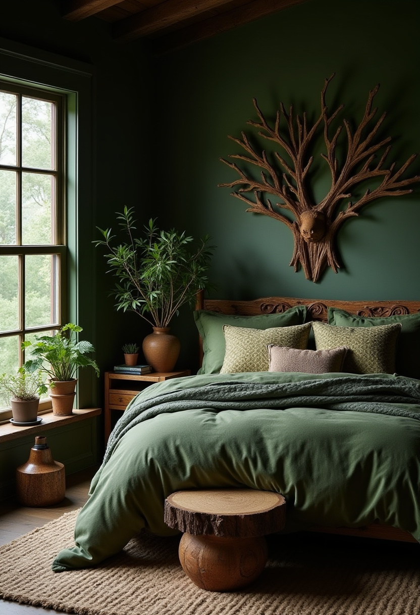 Dark Boho Bedroom Ideas 20