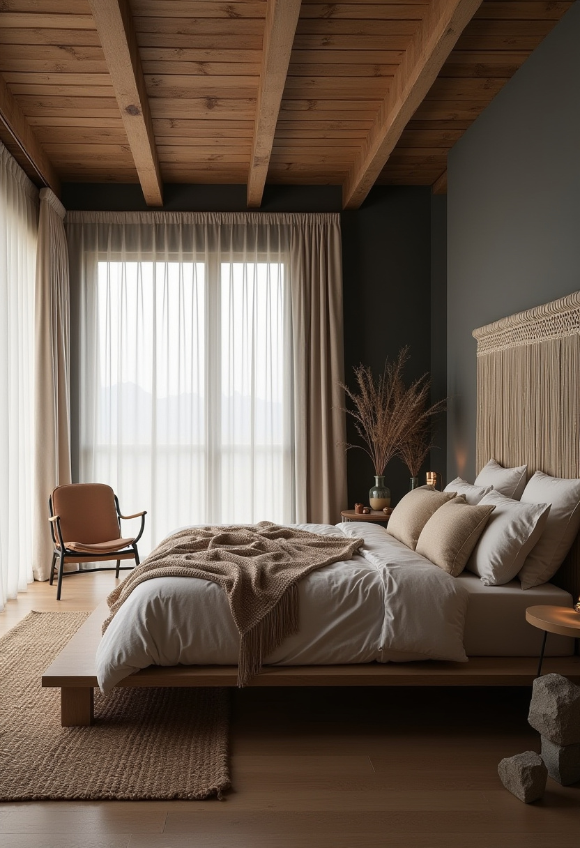 Dark Boho Bedroom Ideas 22