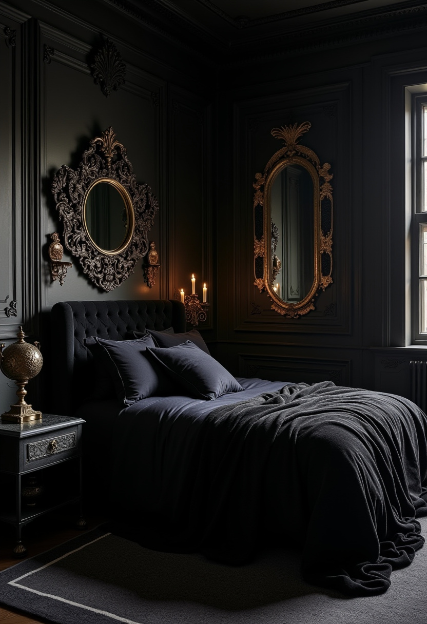 Dark Boho Bedroom Ideas 24