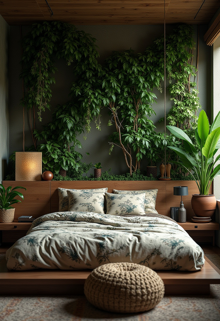 Dark Boho Bedroom Ideas 25