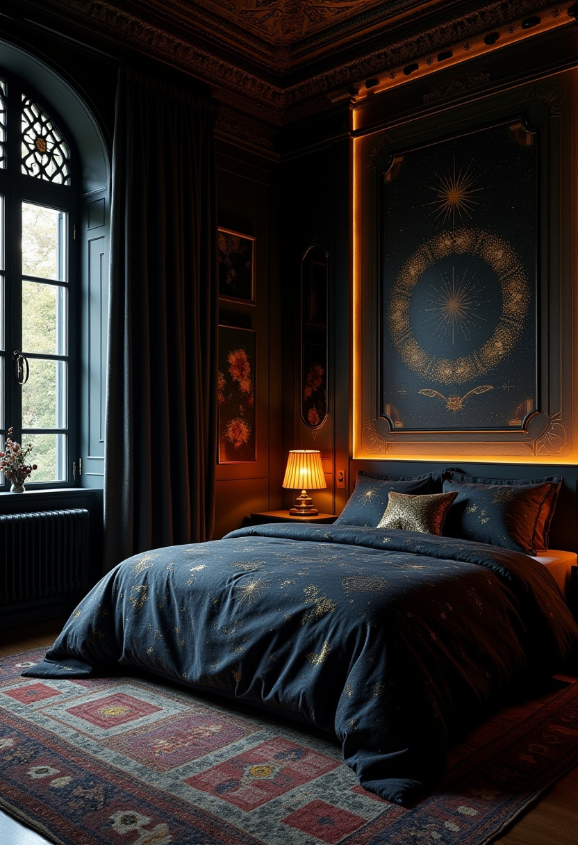 Dark Boho Bedroom Ideas 27