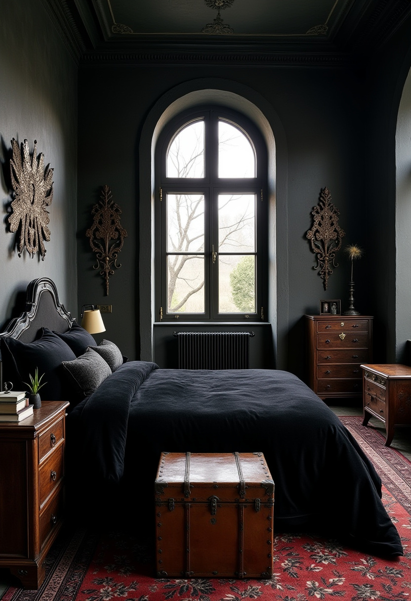 Dark Boho Bedroom Ideas 4