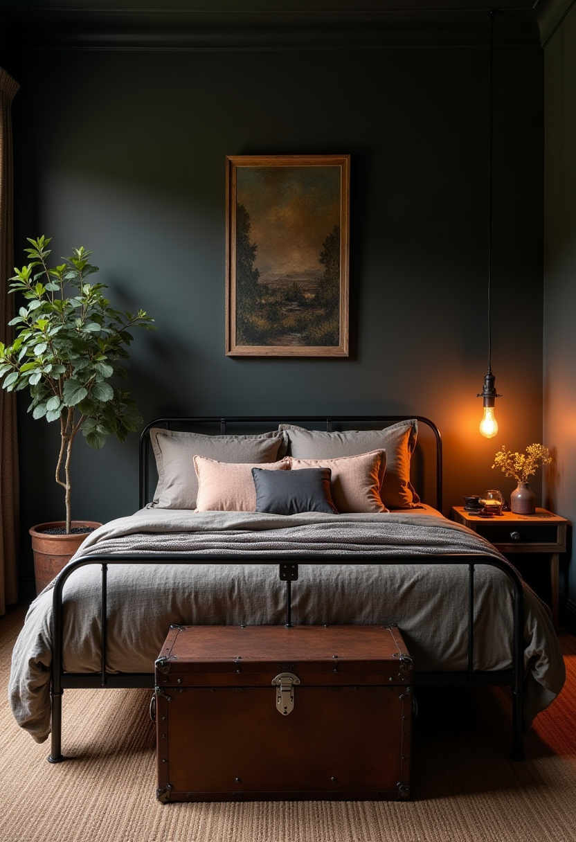 Dark Cottagecore Bedroom 12