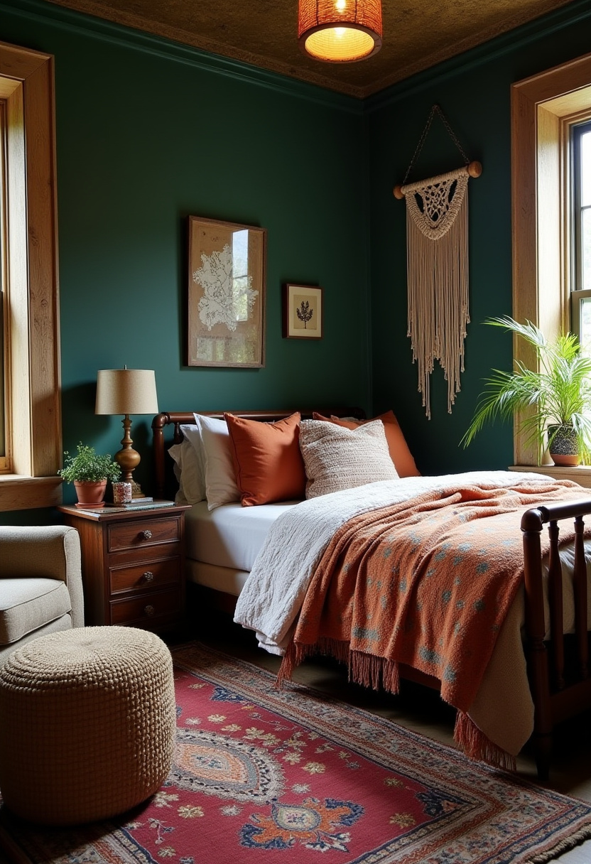 Dark Cottagecore Bedroom 13