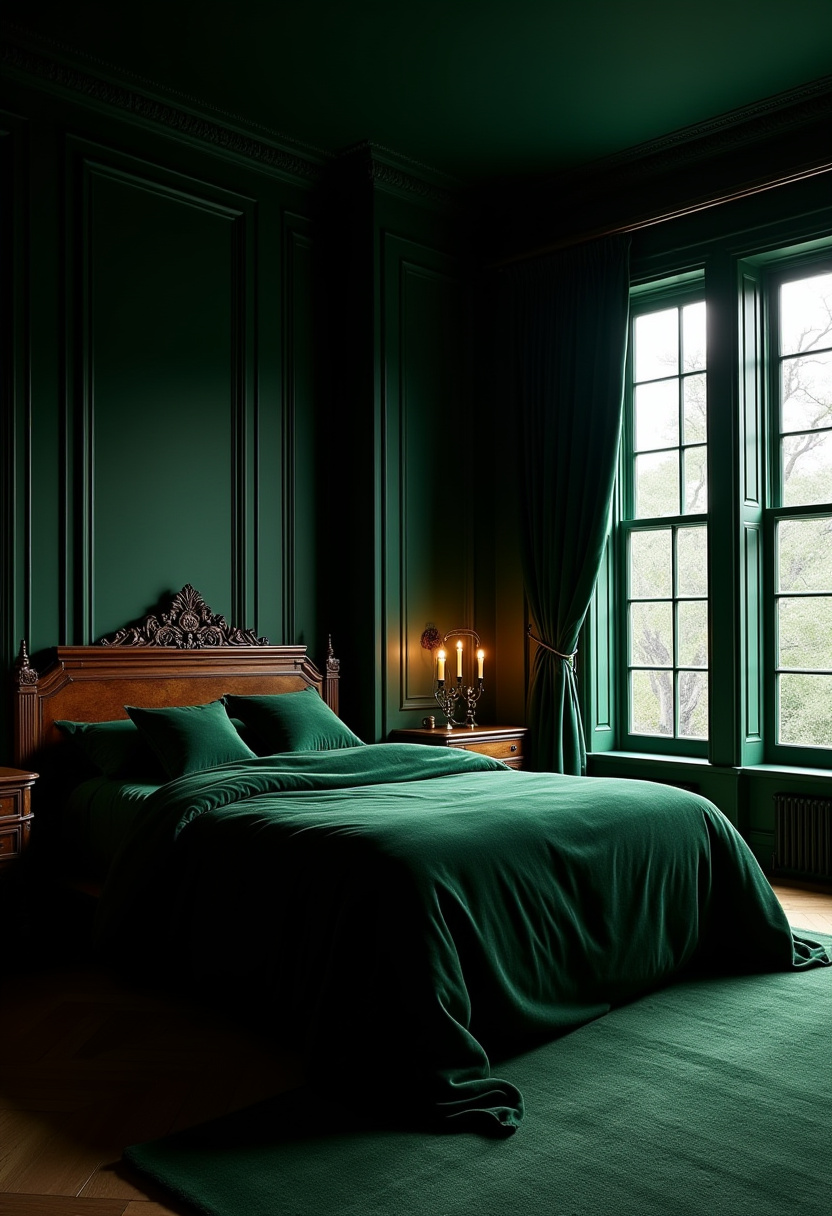 Dark Cottagecore Bedroom 14