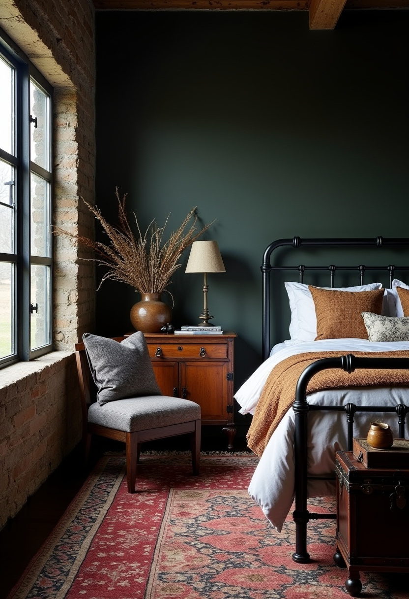 Dark Cottagecore Bedroom 17