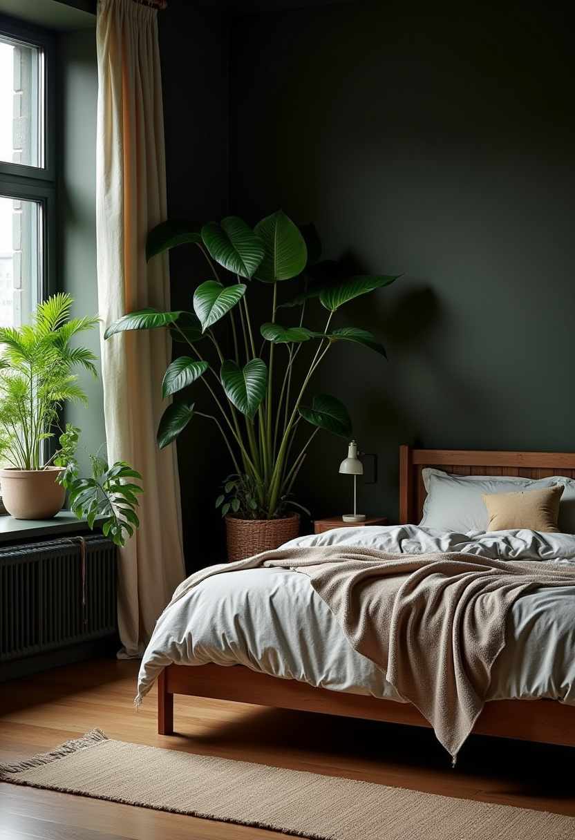 Dark Cottagecore Bedroom 20