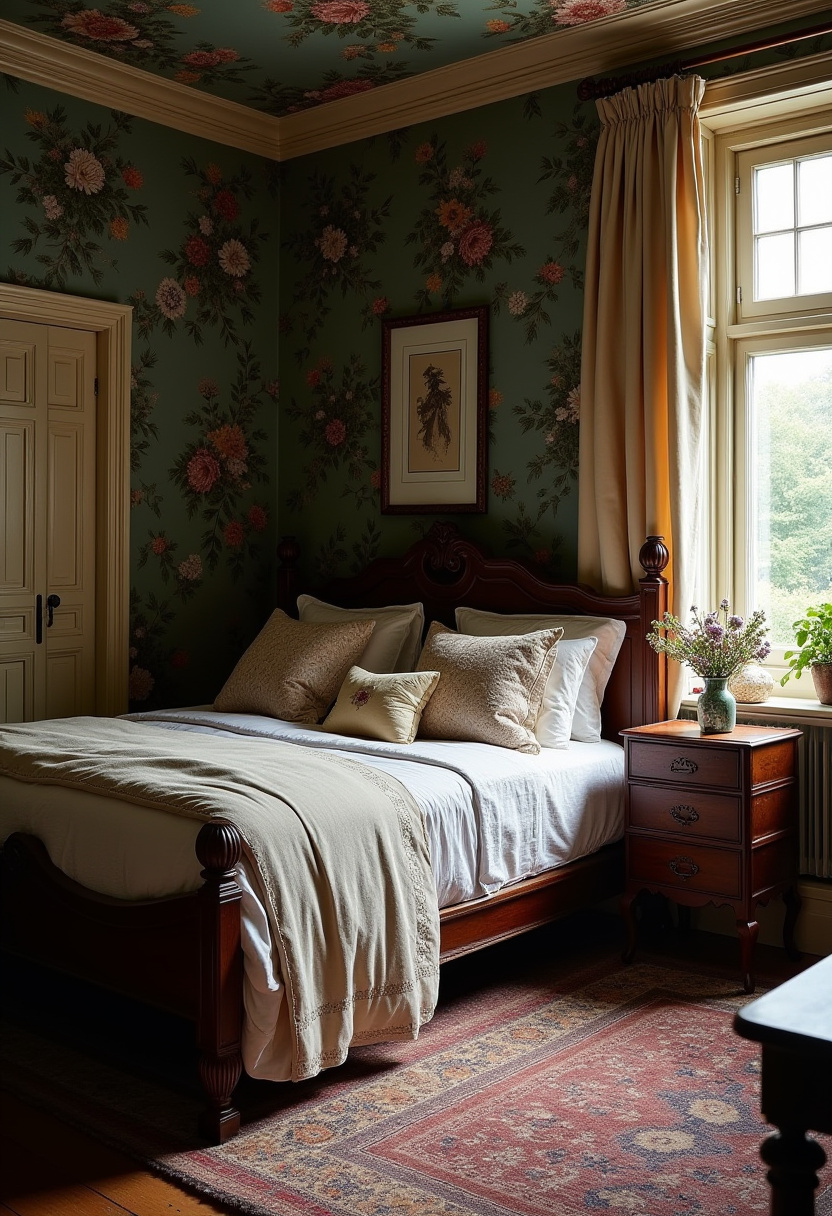 Dark Cottagecore Bedroom 21