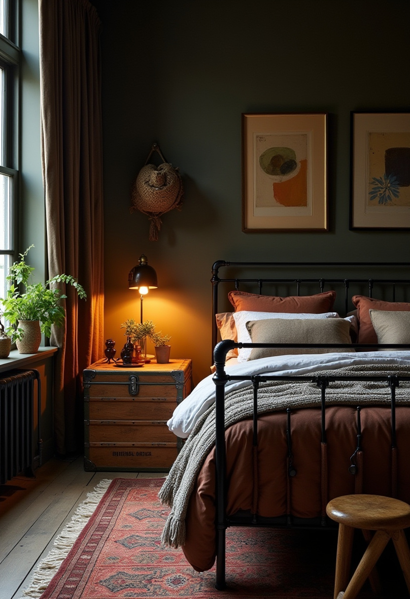 Dark Cottagecore Bedroom 22