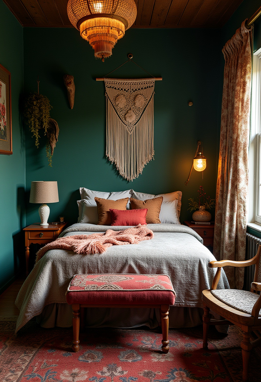 Dark Cottagecore Bedroom 25