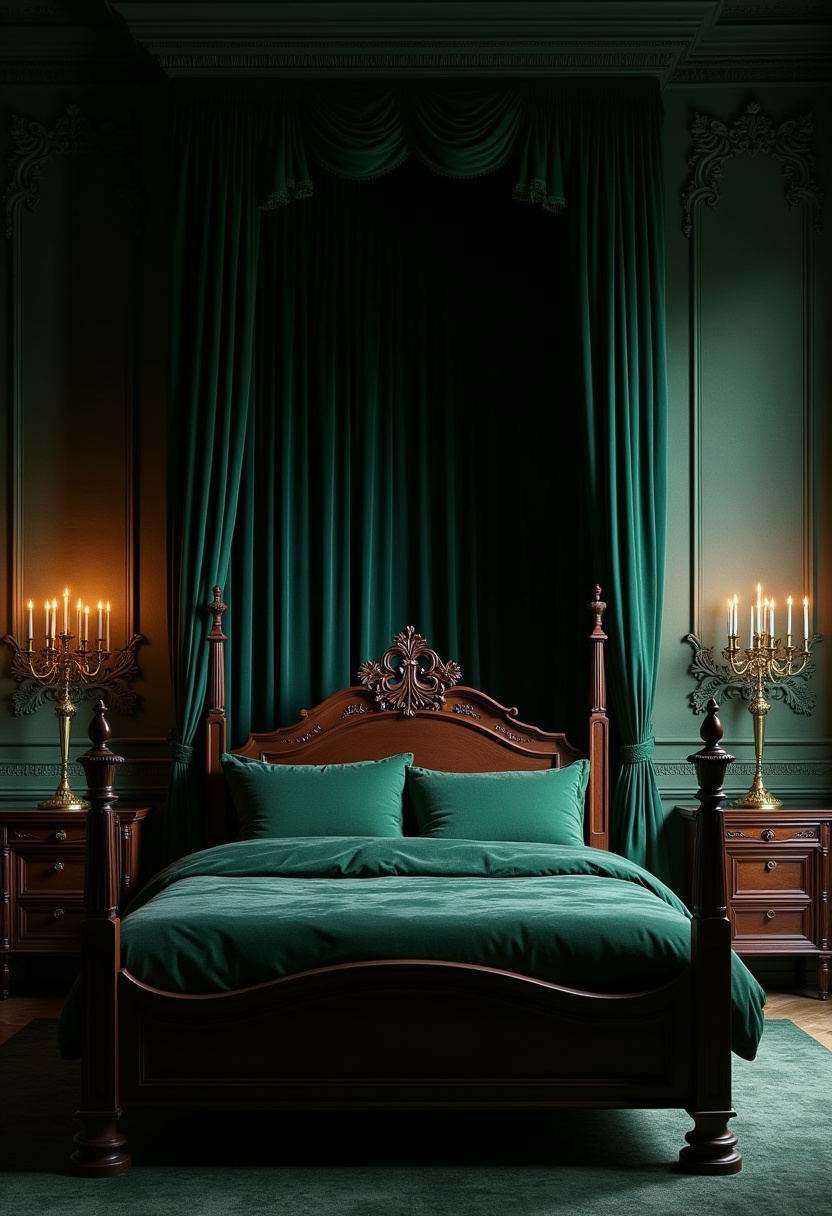 Dark Cottagecore Bedroom 26