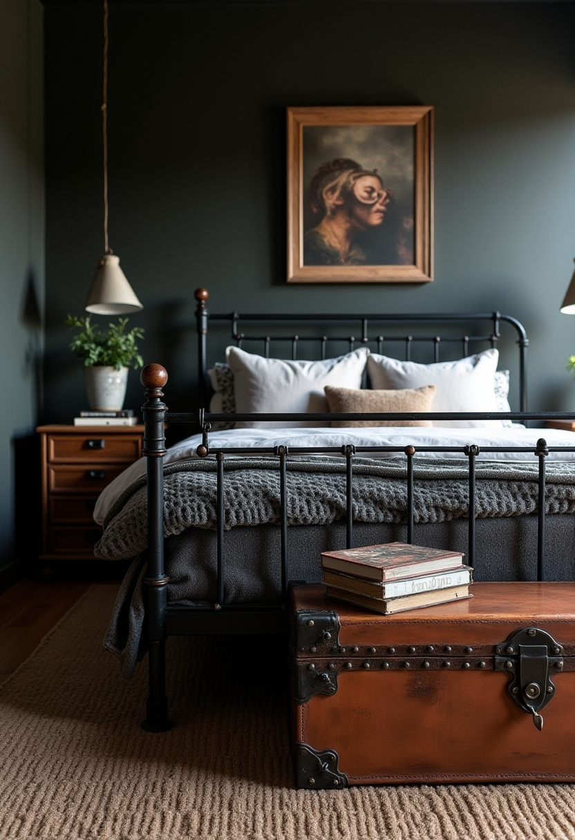 Dark Cottagecore Bedroom 28