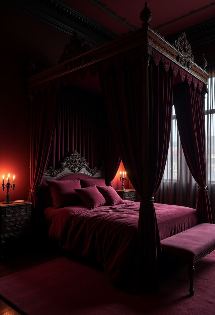 Dark Cozy Bedroom Ideas Romantic 1