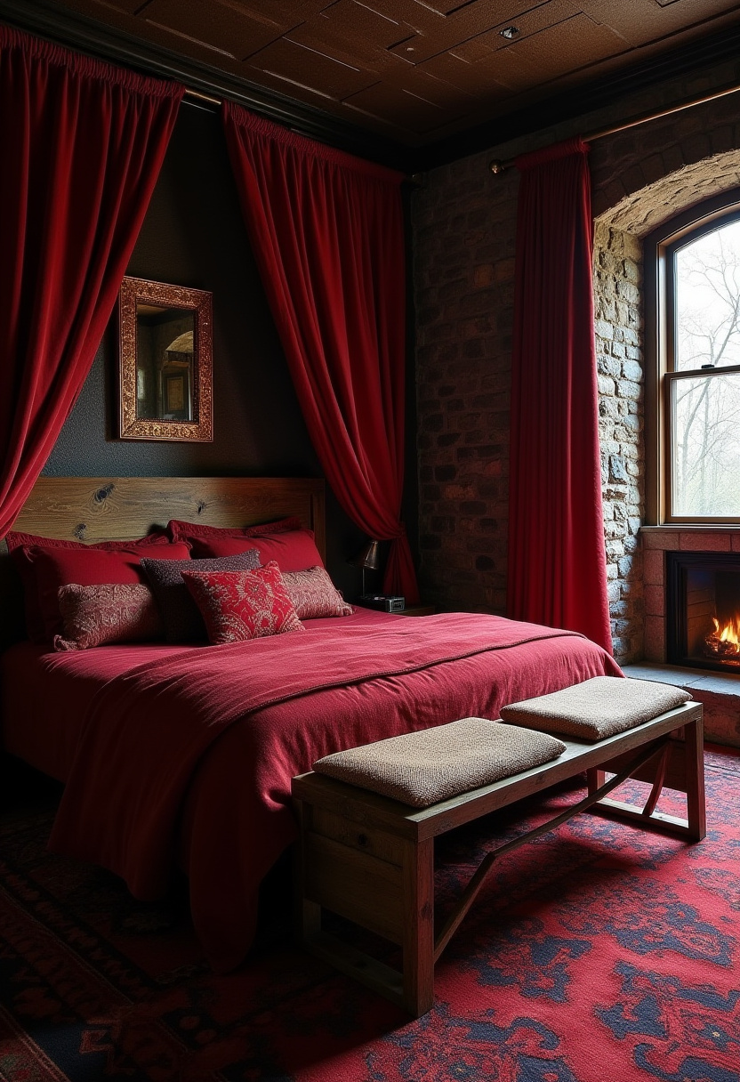 Dark Cozy Bedroom Ideas Romantic 27