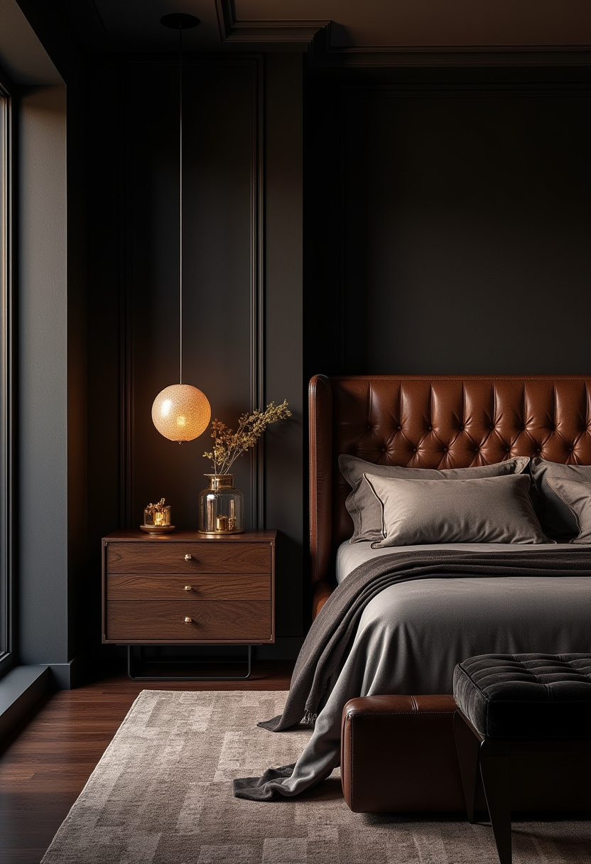 Dark Elegant Bedroom Ideas 2