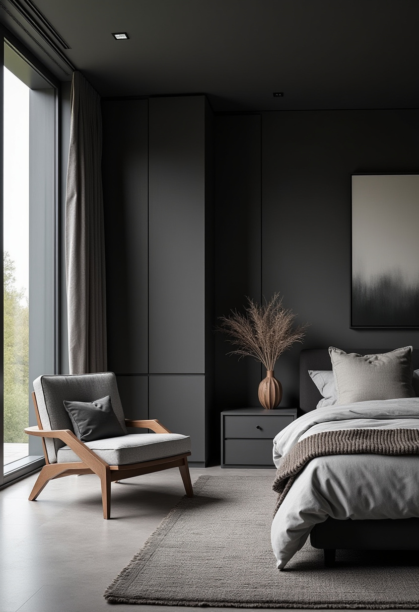 Dark Elegant Bedroom Ideas 22