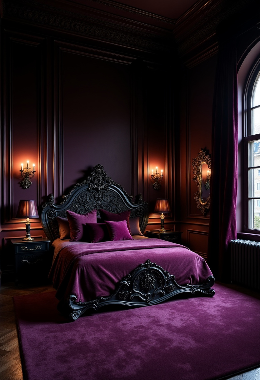 Dark Elegant Bedroom Ideas 27