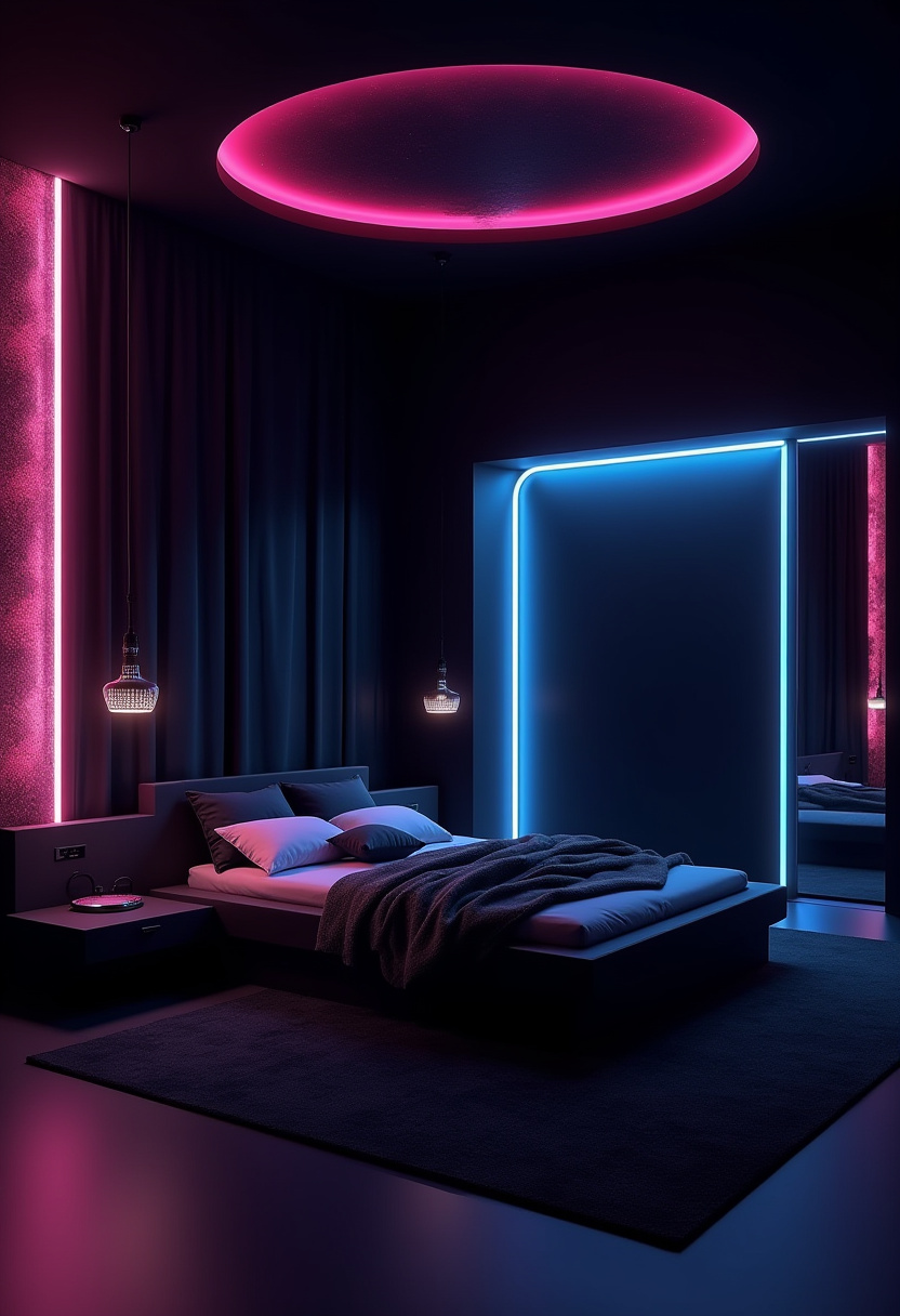 Dark Feminine Bedroom 15