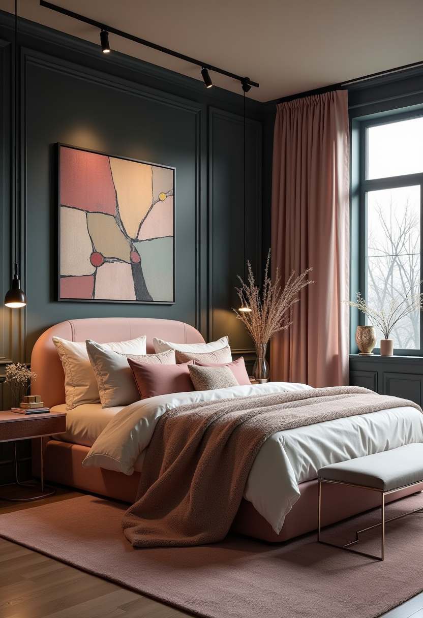 Dark Feminine Bedroom 21