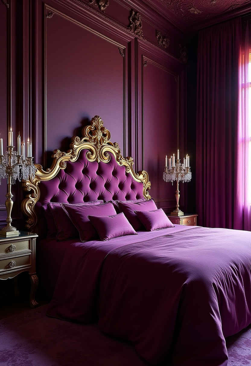 Dark Feminine Bedroom 9