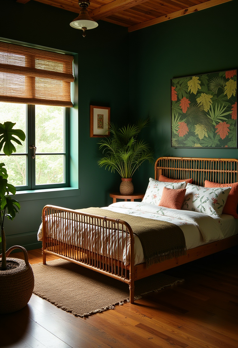 Dark Green Bedroom Ideas 13