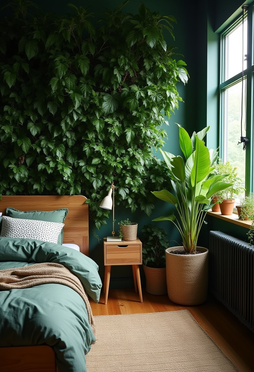 Dark Green Bedroom Ideas 29