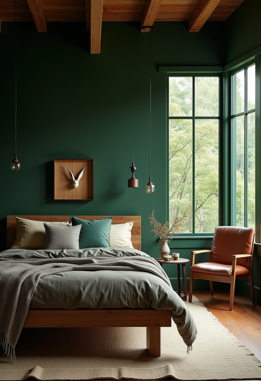 Dark Green Bedroom Ideas 5