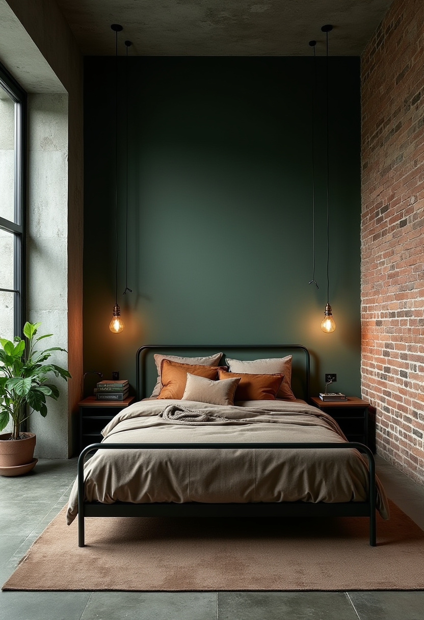 Dark Green Bedroom Ideas 7