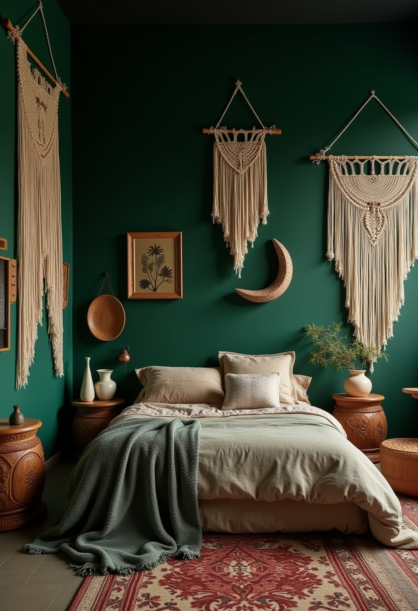 Dark Green Bedroom Ideas 8