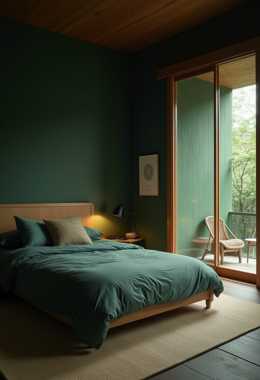 Dark Green Bedroom Ideas 9