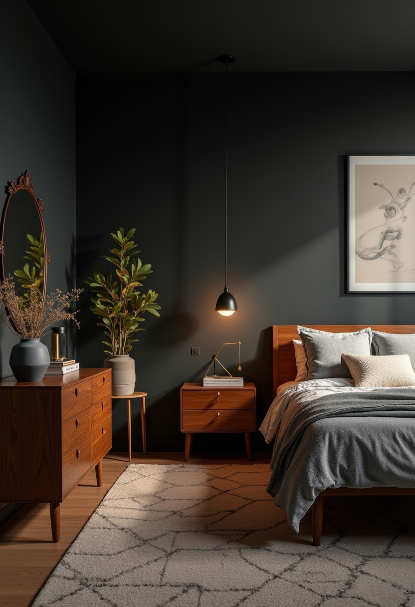 Dark Modern Bedroom 10