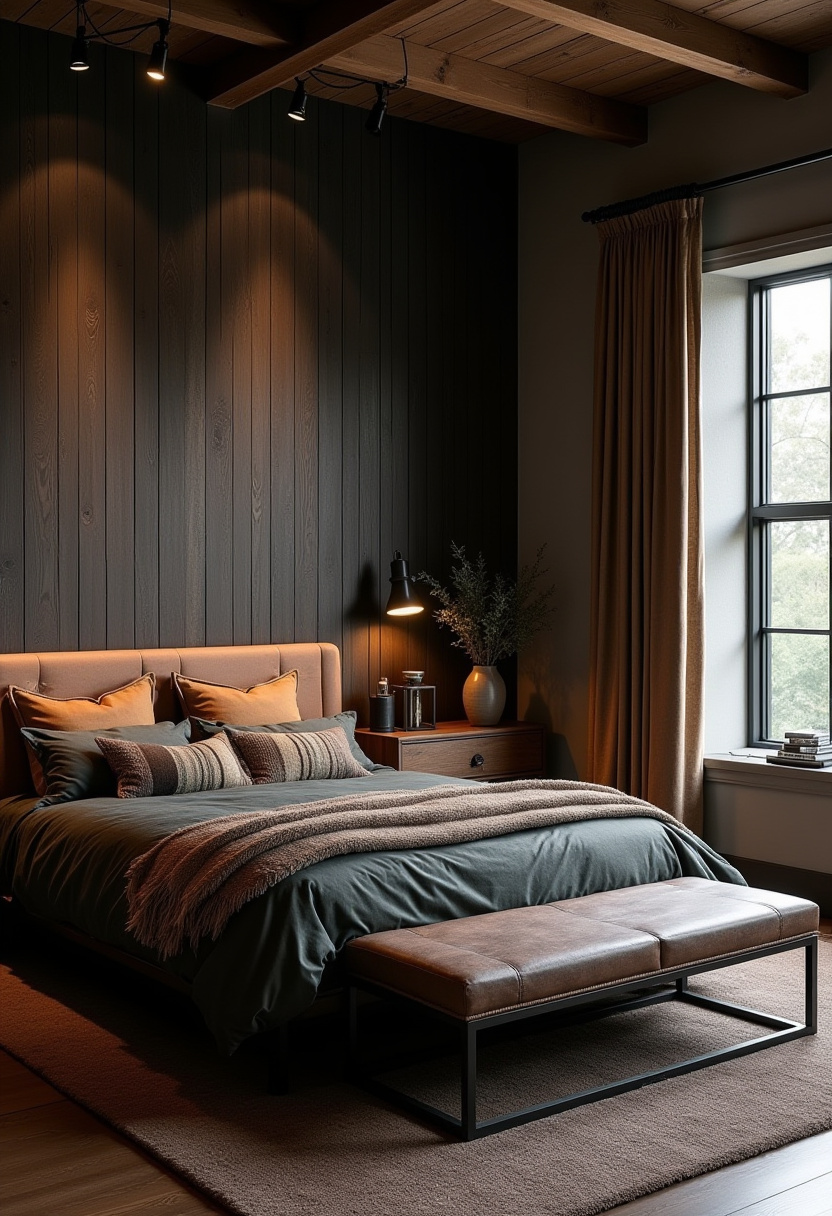 Dark Modern Bedroom 17