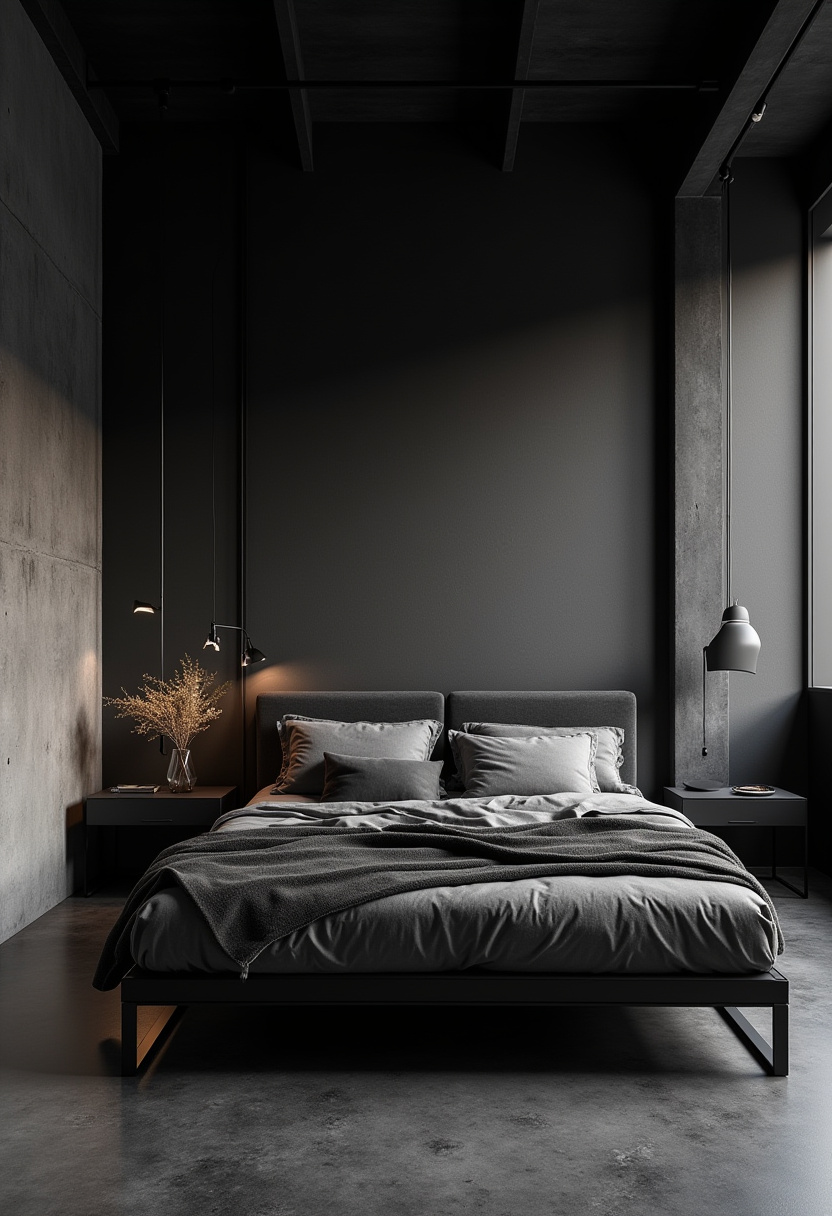 Dark Modern Bedroom 2