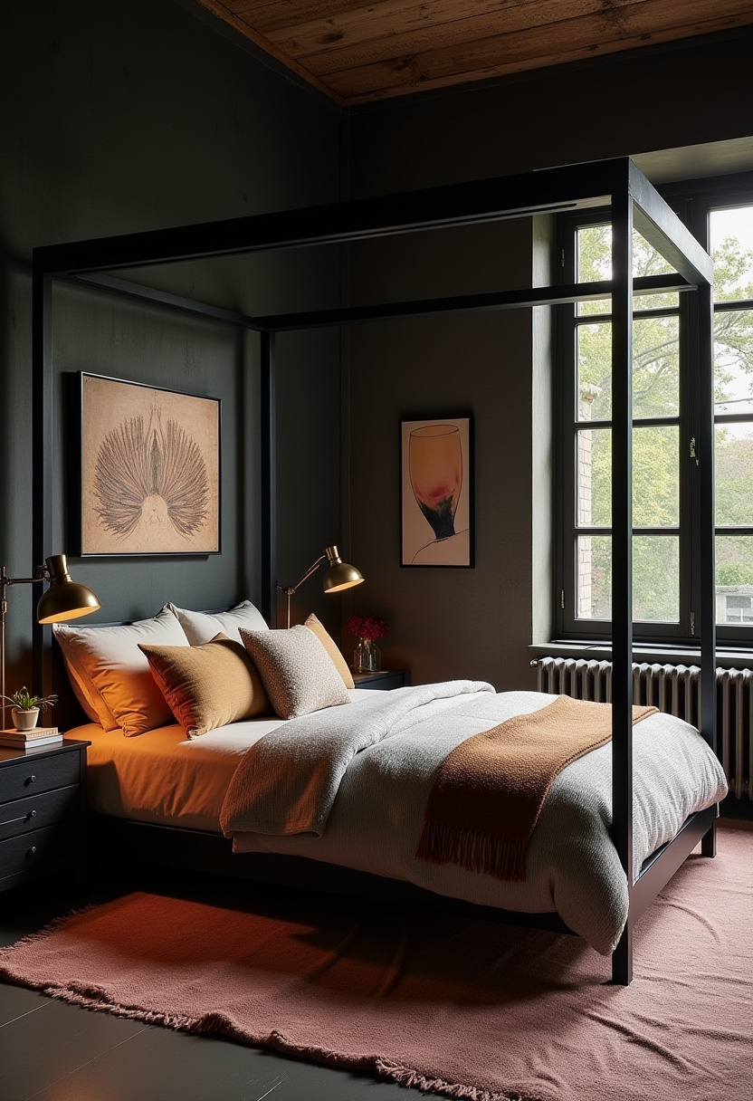 Dark Modern Bedroom 24