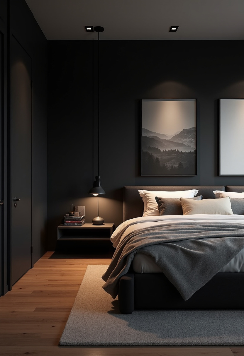 Dark Modern Bedroom 3