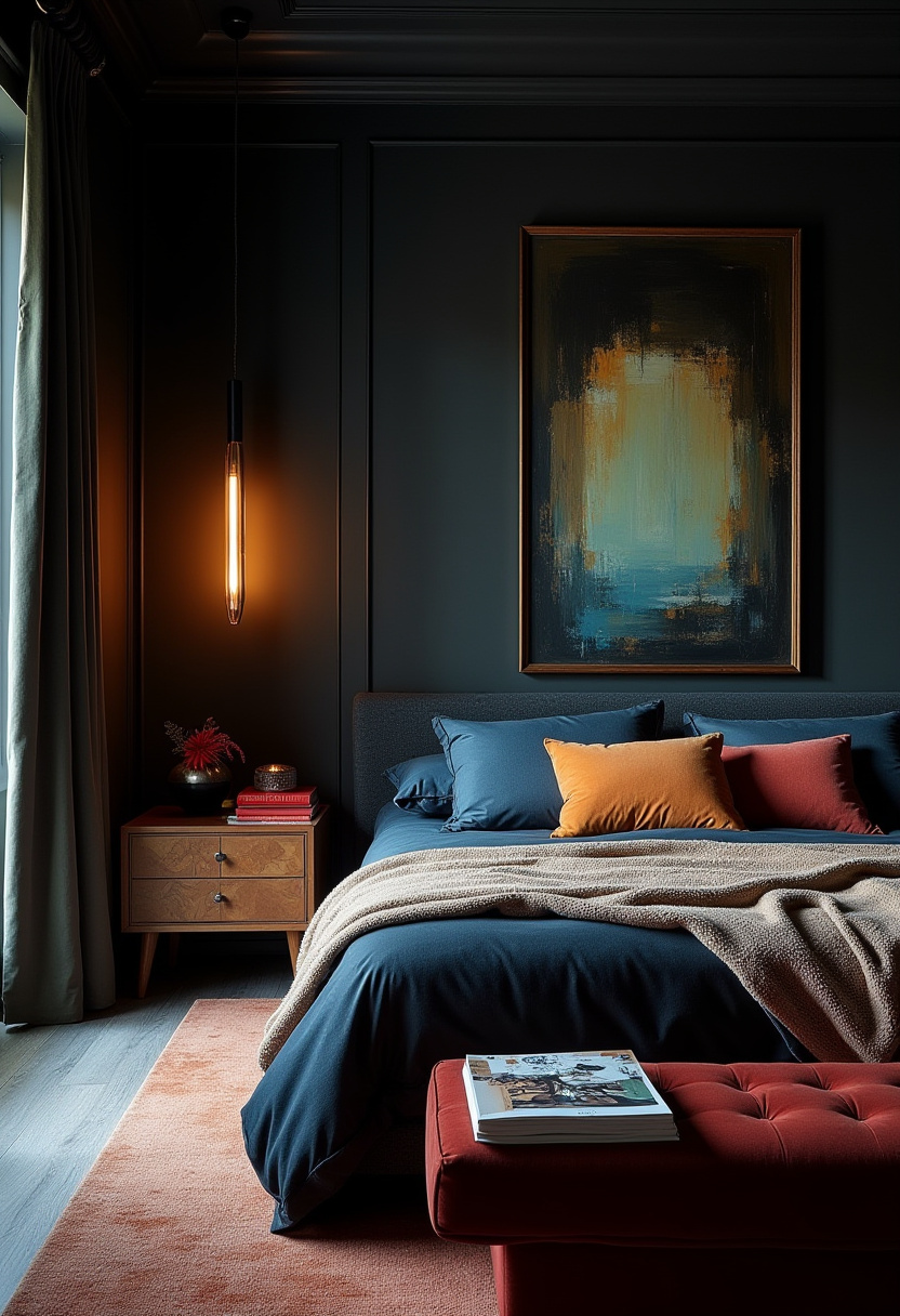 Dark Modern Bedroom 30