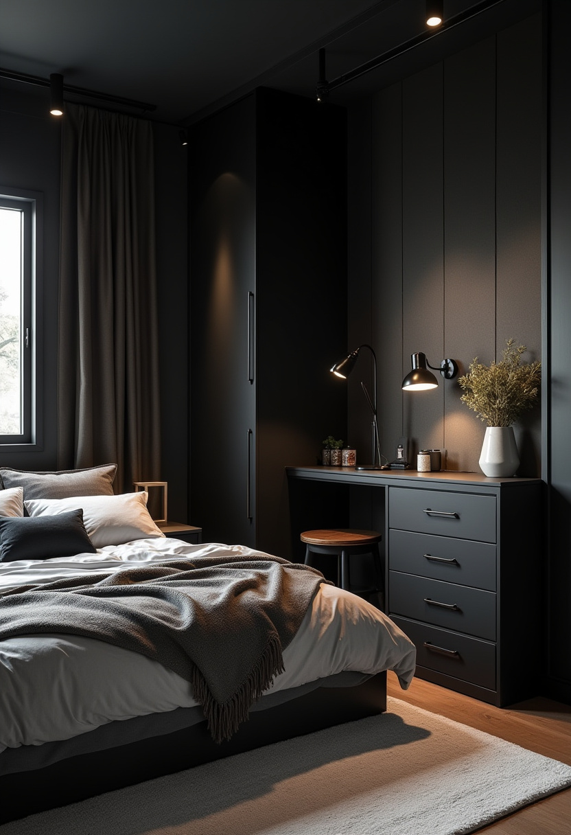 Dark Modern Bedroom 5