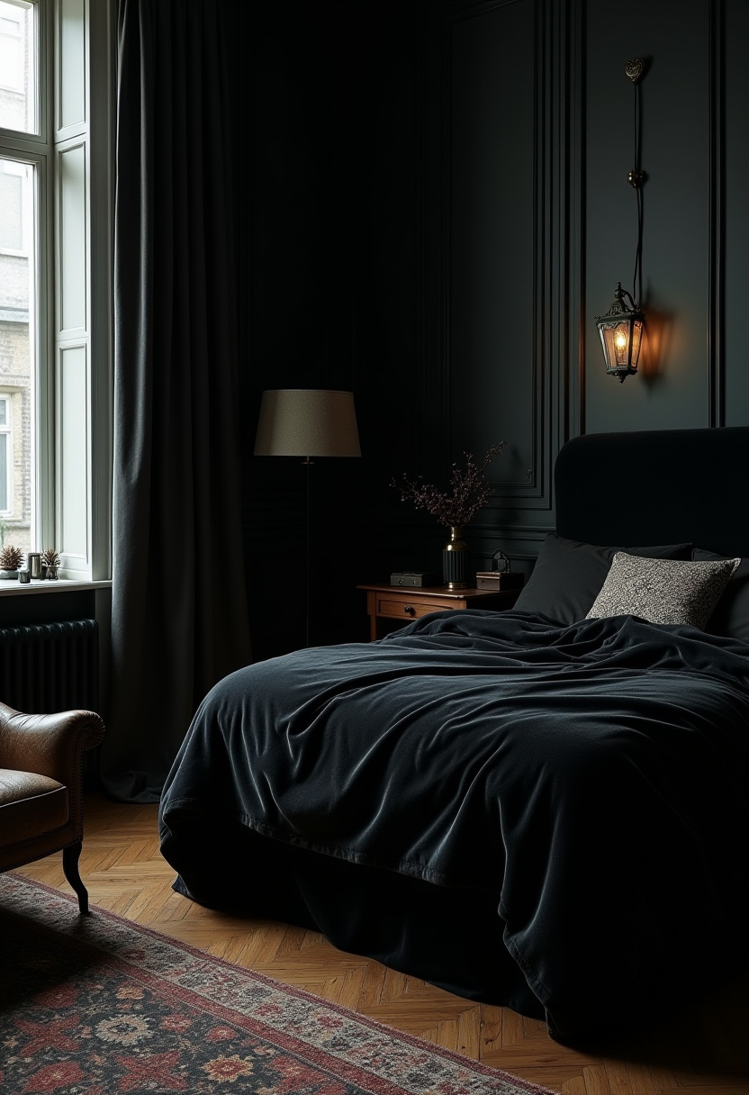 Dark Moody Bedroom Ideas 1