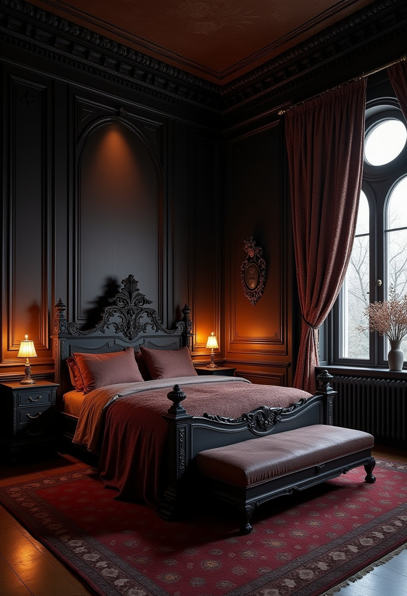 Dark Moody Bedroom Ideas 8