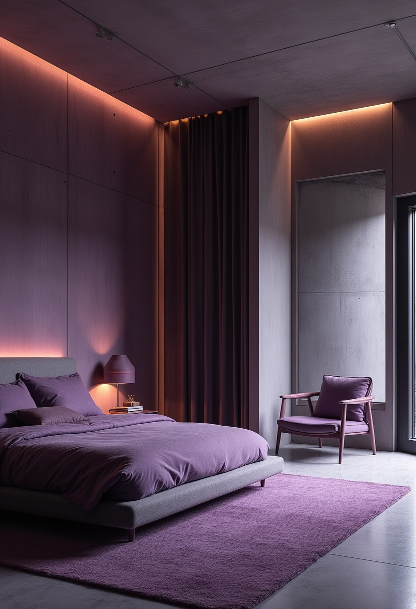 Dark Purple Bedroom Ideas 16