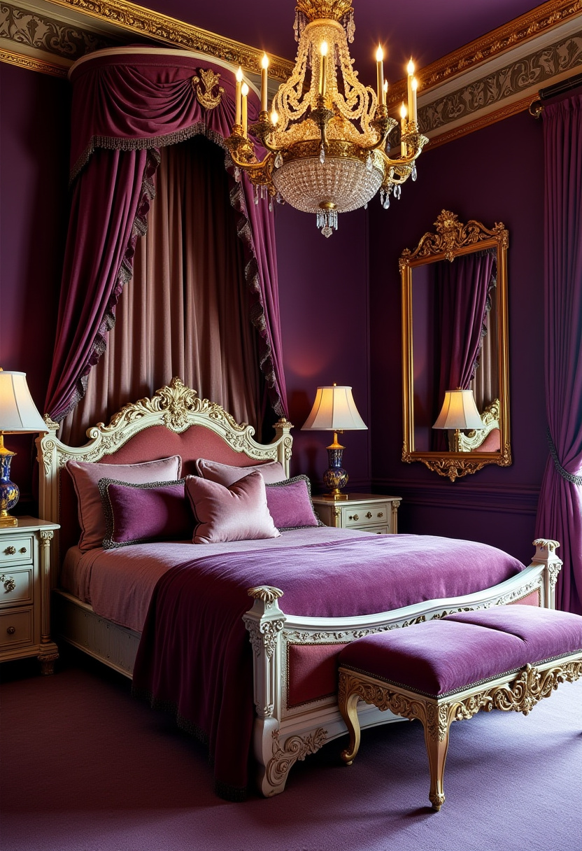 Dark Purple Bedroom Ideas 19