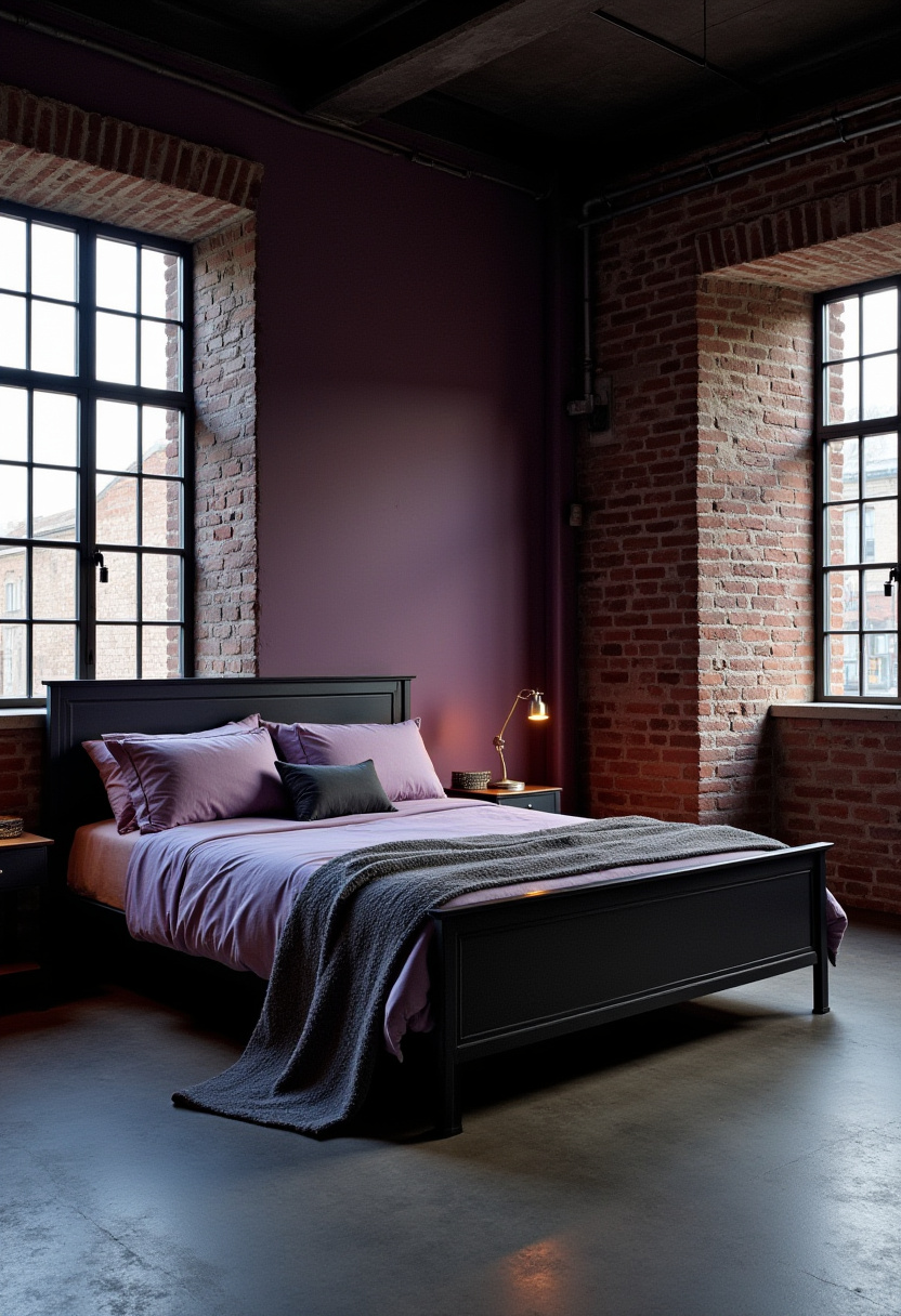 Dark Purple Bedroom Ideas 21