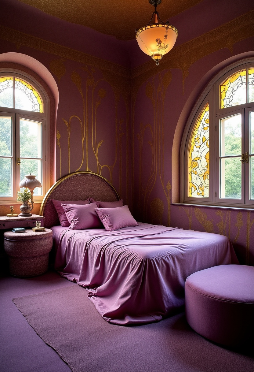 Dark Purple Bedroom Ideas 23