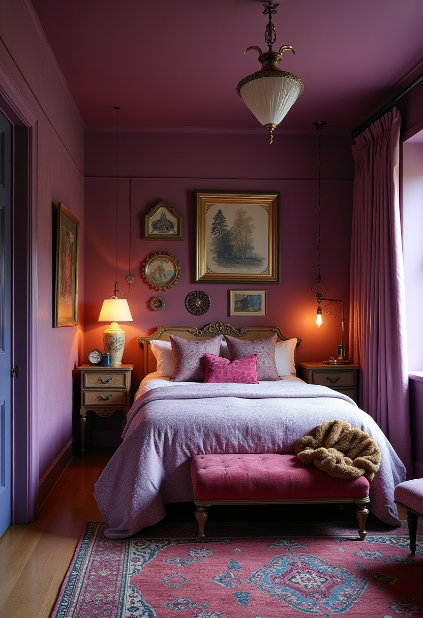 Dark Purple Bedroom Ideas 24