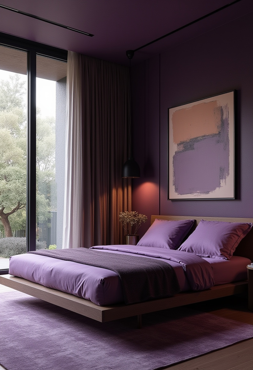 Dark Purple Bedroom Ideas 3