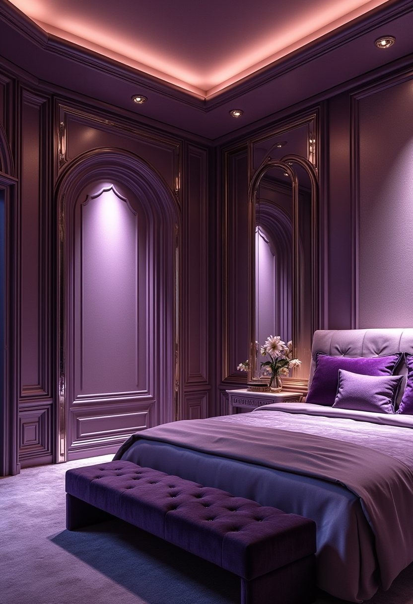 Dark Purple Bedroom Ideas 4
