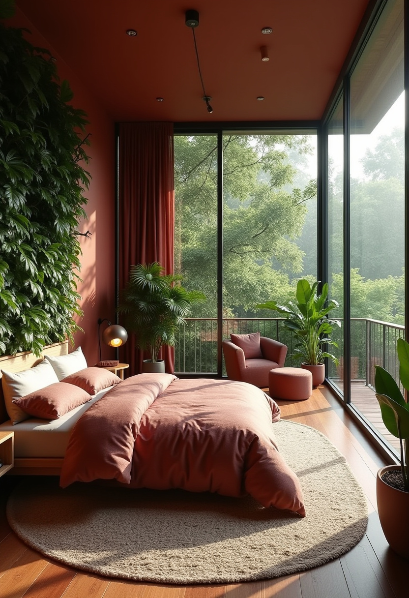 Dark Red Bedroom Ideas 15