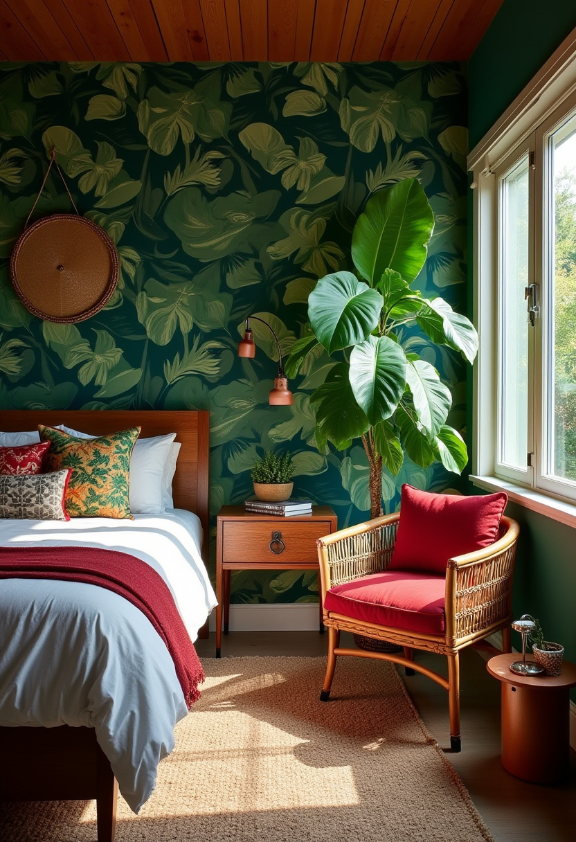 Dark Red Bedroom Ideas 27